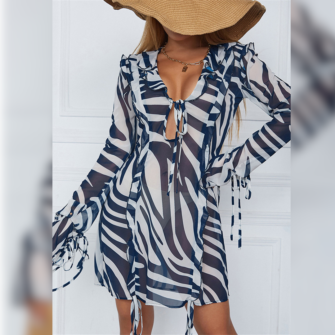 Tina's Ruffled Cover Up