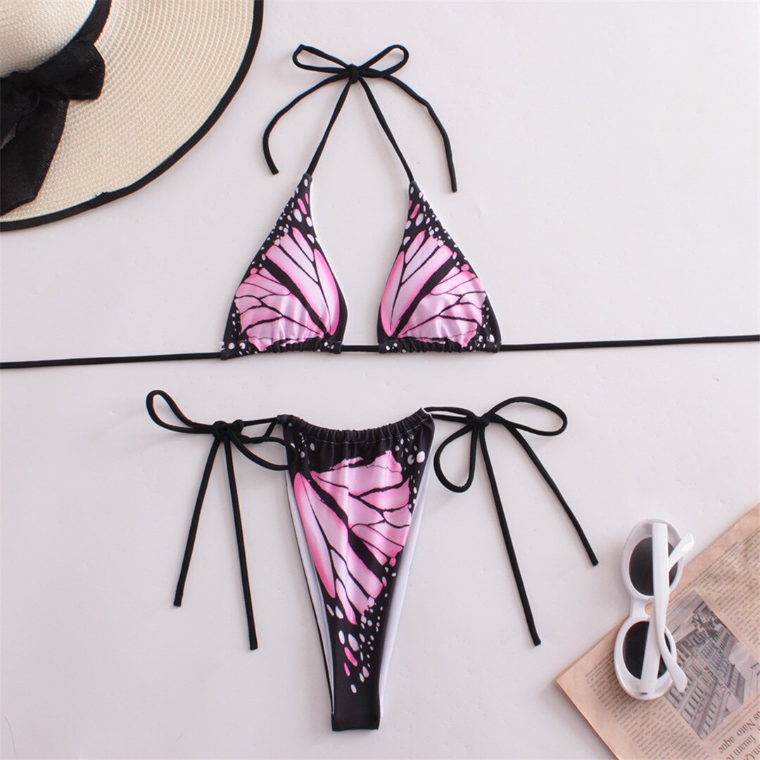 Margot's Butterfly Printed Bikini