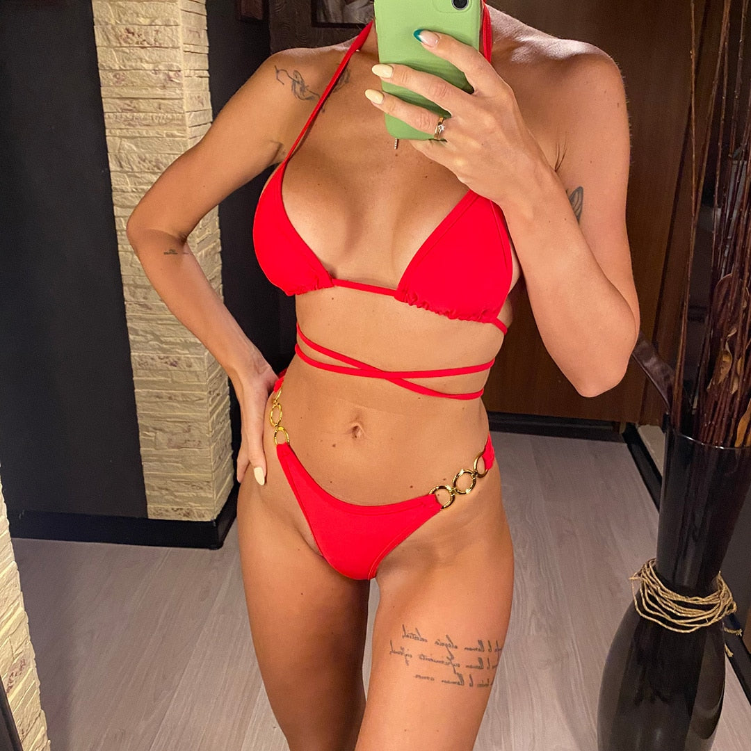 Taliyah's Mesh Top & Bikini