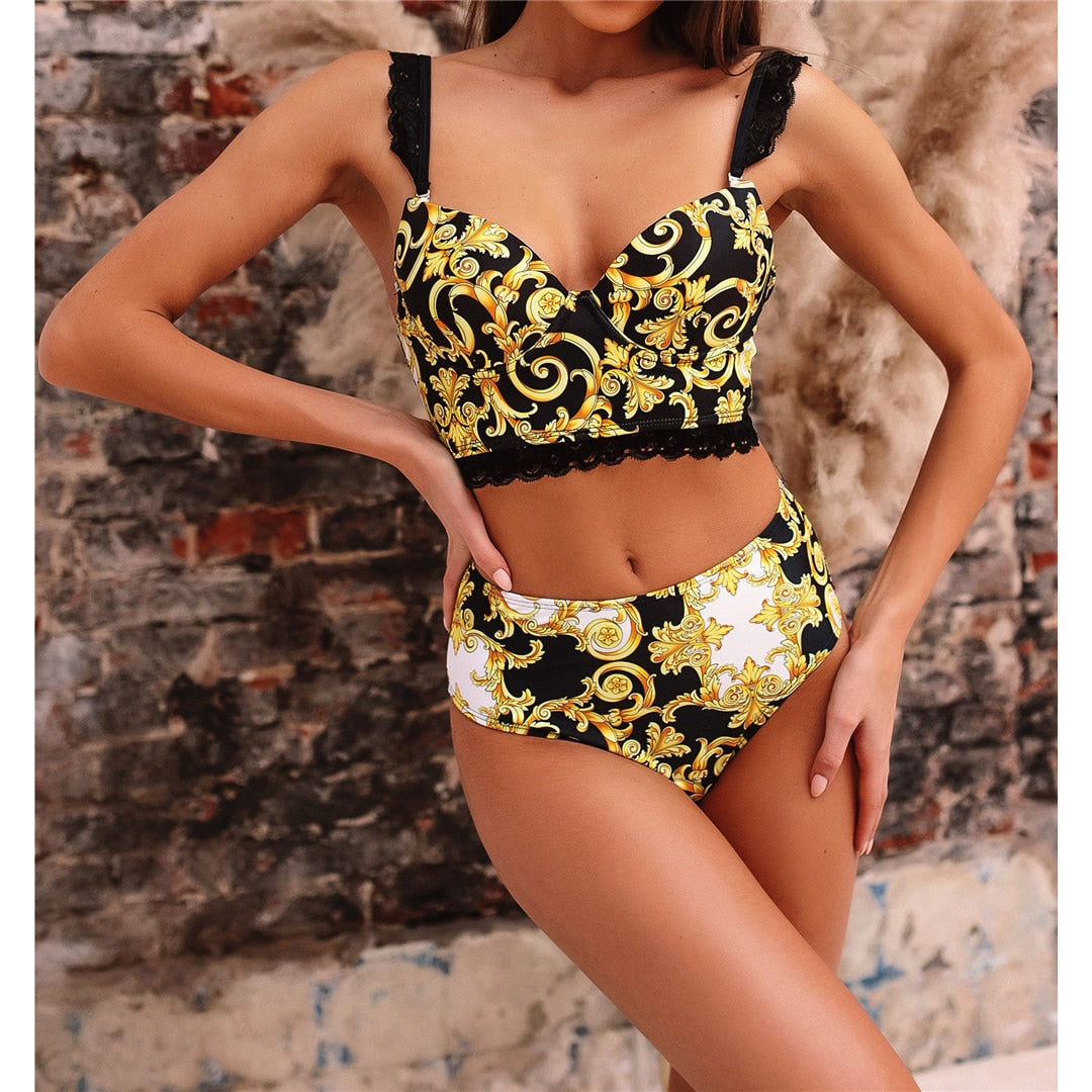Cinthia's High Waist Bikini