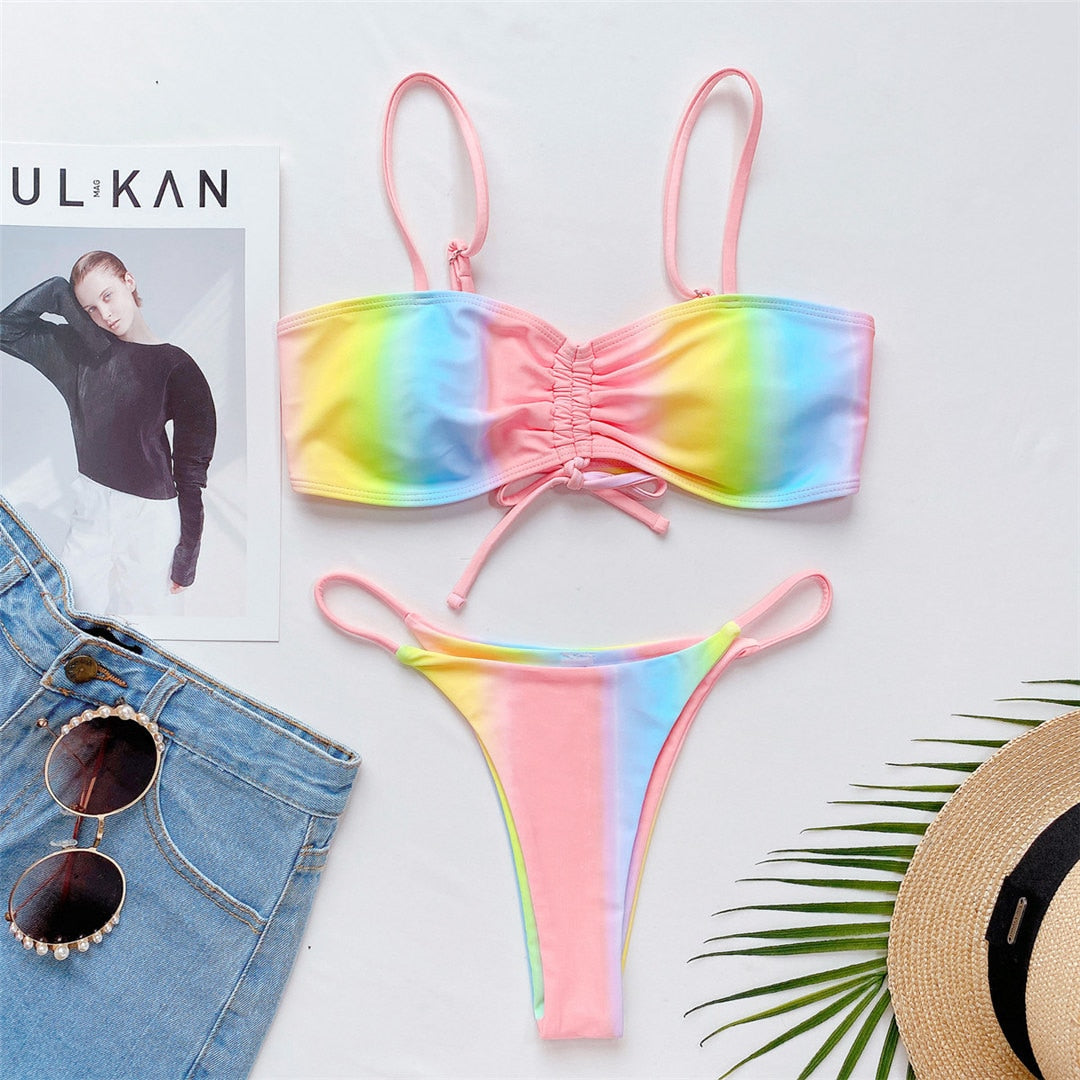 Glady's Rainbow Bikini