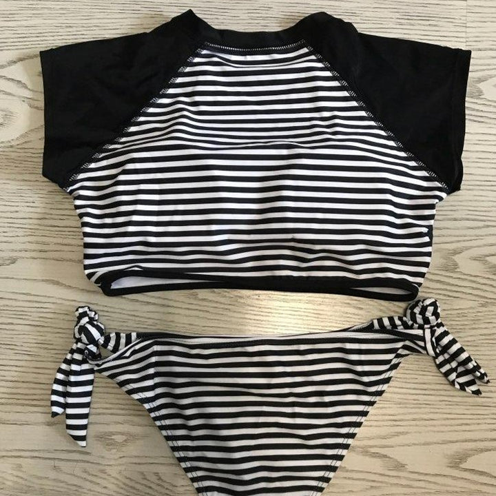 Siena's Palm-Trees Shirt Bikini