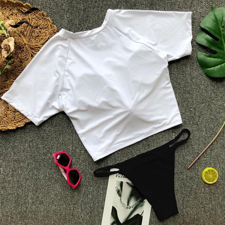 Juliana's Knotted Shirt Bikini