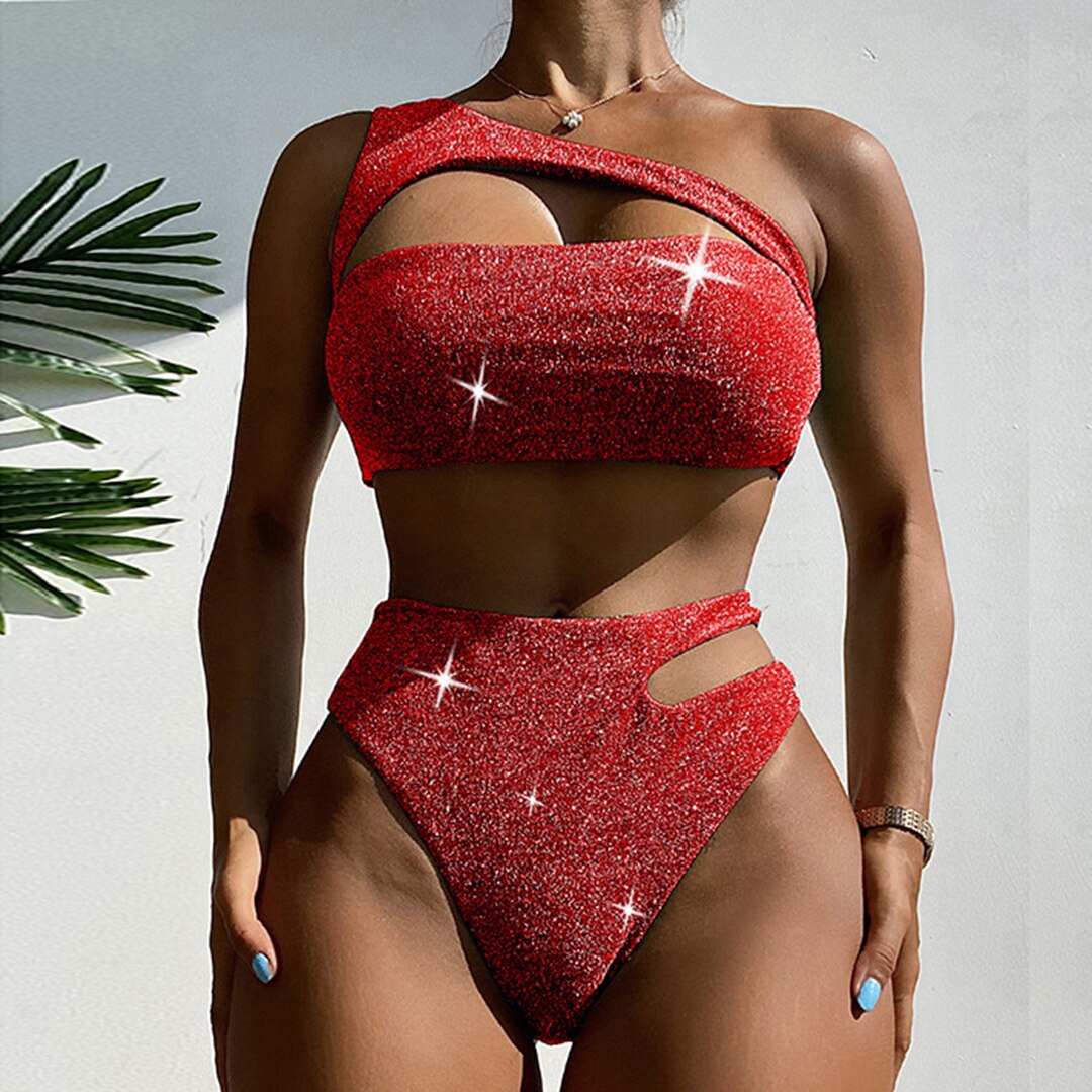 Uma's Cut Out Glitter Bikini
