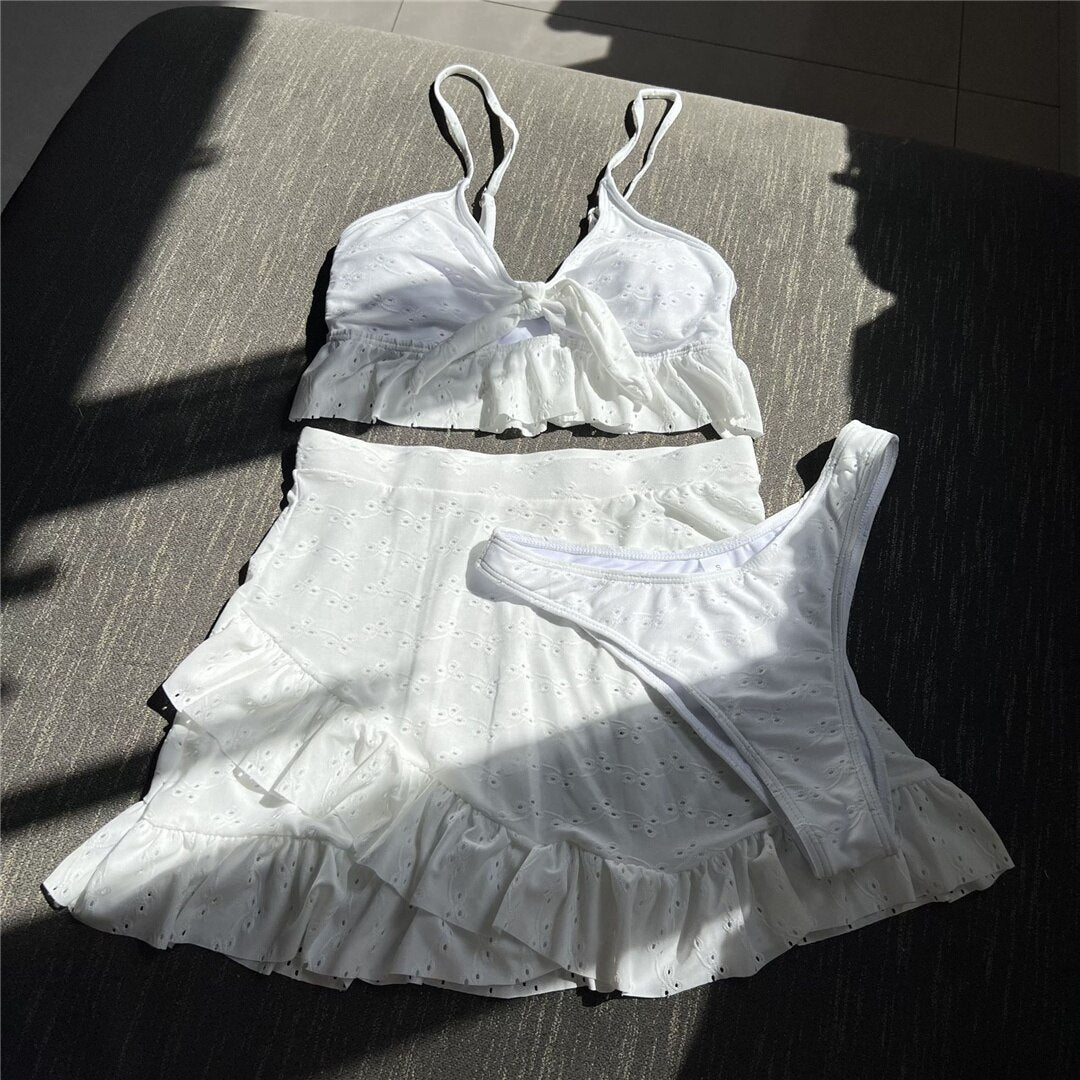 Lila's Ruffle Bikini & Cover Up