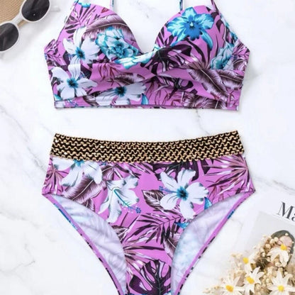 Irina's Printed High Waist Bikini
