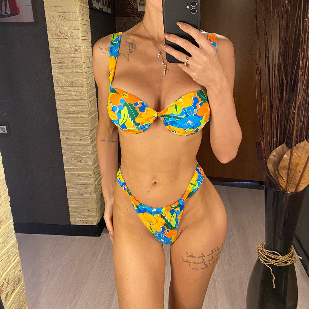 Sylvia's Flower Bikini