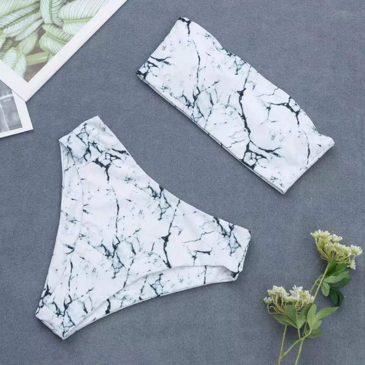 Lorelai's Marble High Waist Bikini