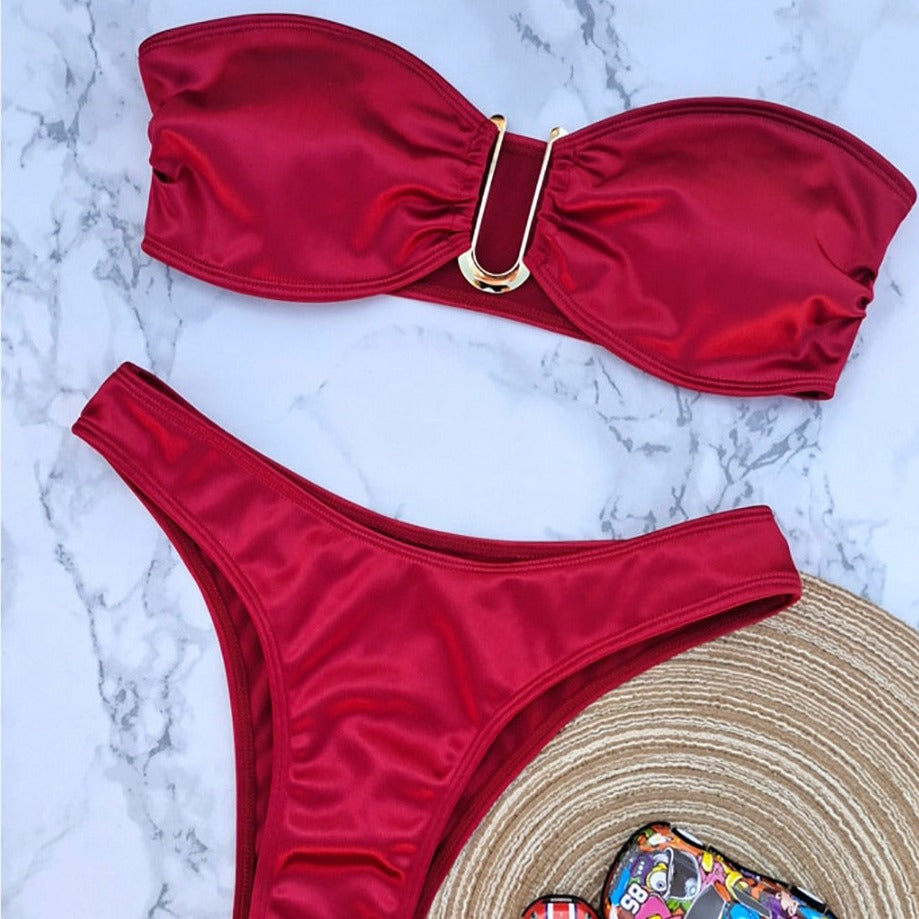 Carmela's Strapless Bikini