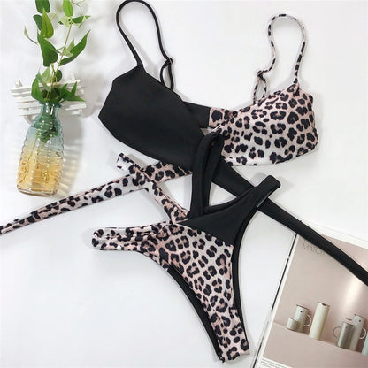 Iman's Leopard Bikini