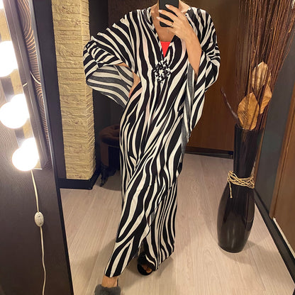 Dalia's Zebra Printed Cover Up