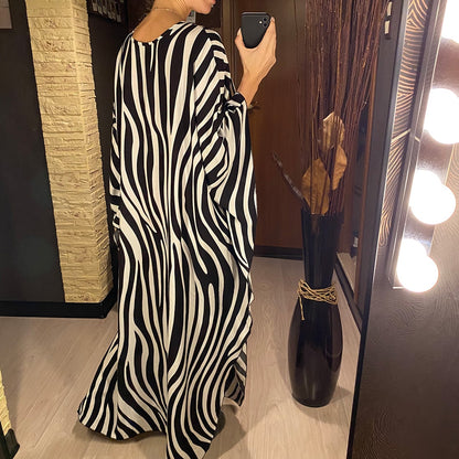 Dalia's Zebra Printed Cover Up