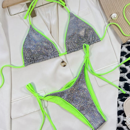 Mirtha's  Shiny Brazilian Bikini