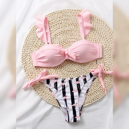 Diana's Striped Bikini